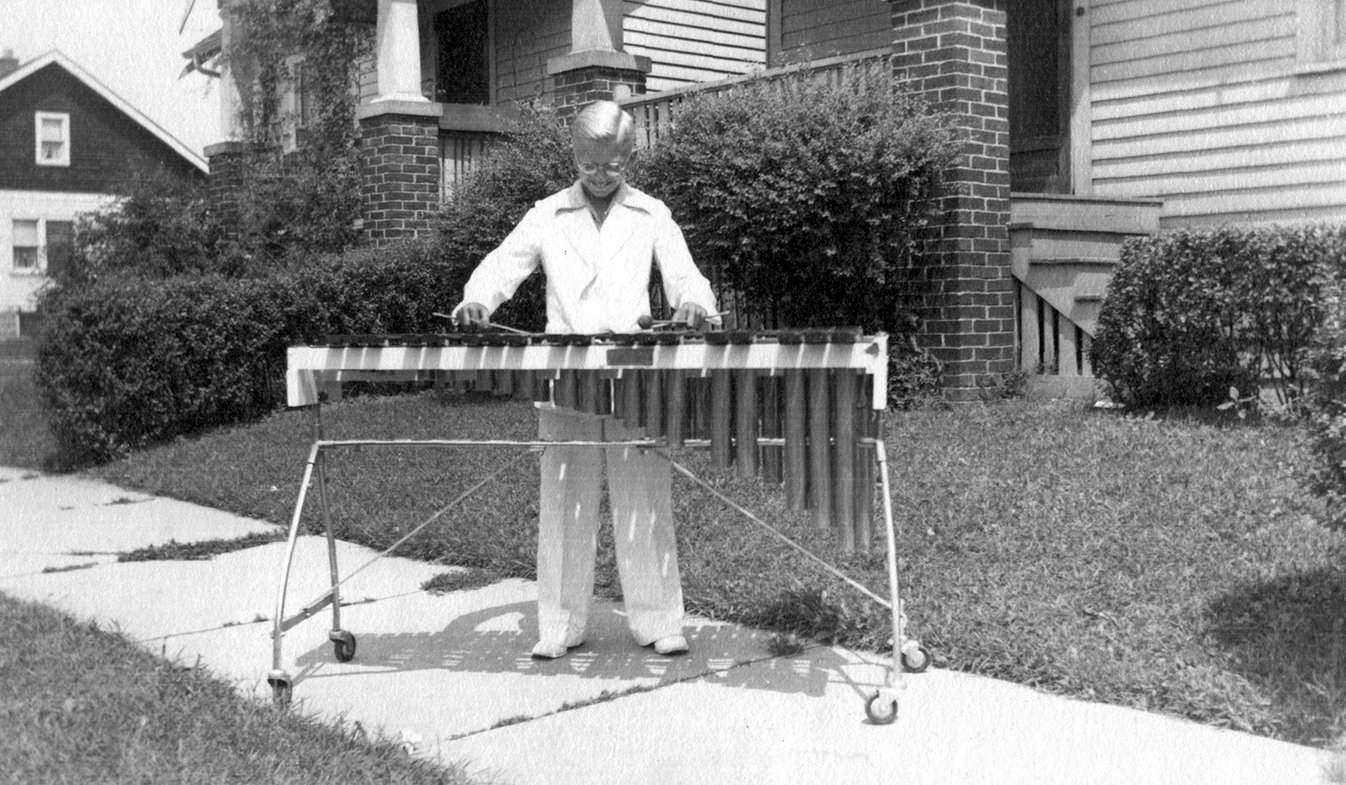 Warren Benson with vibraphone